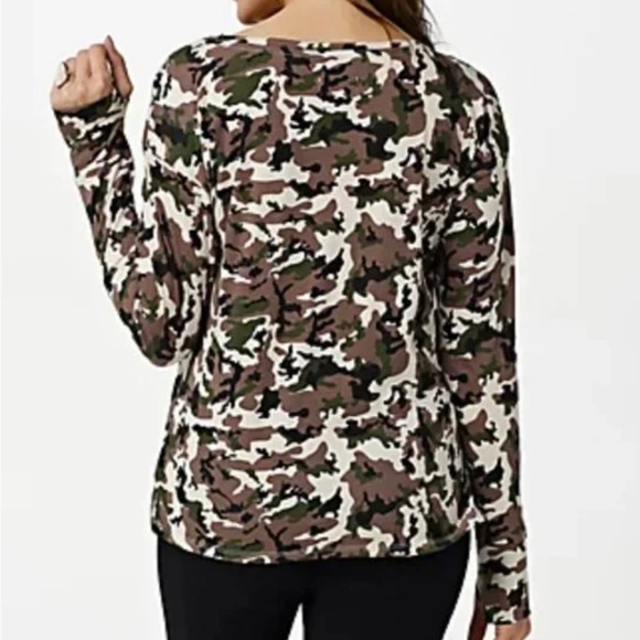 Seed To Style Organic Cotton Long sleeve Top w/ thumholes - Picture 4 of 4